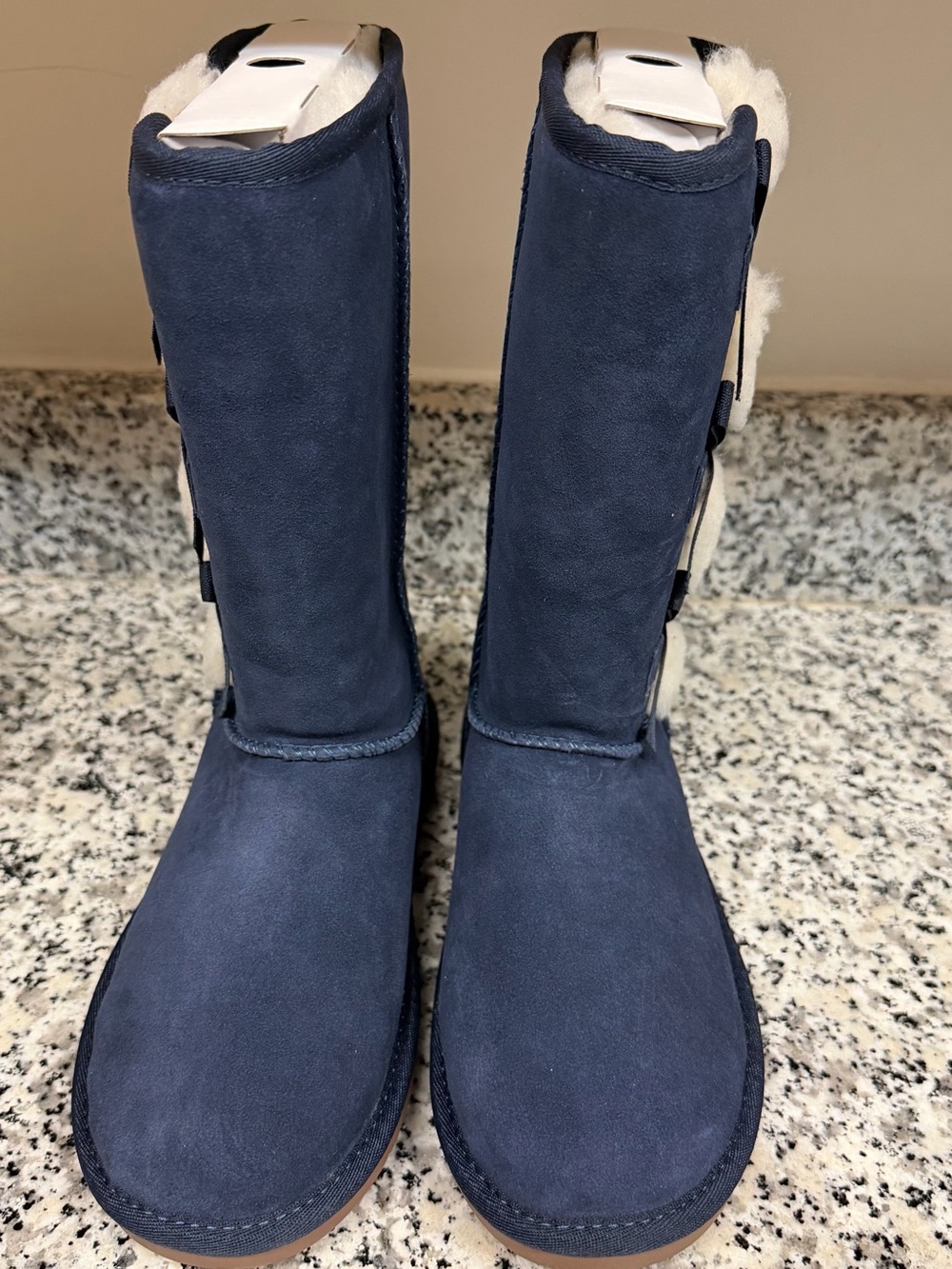 Koolaburra Navy Blue Tall Kids Boots